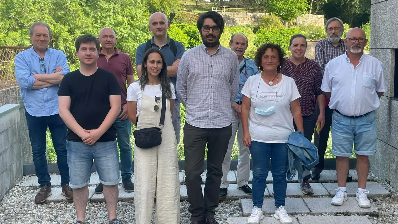 Militancia do BNG de Noia despois da Asemblea local desta fin de semana