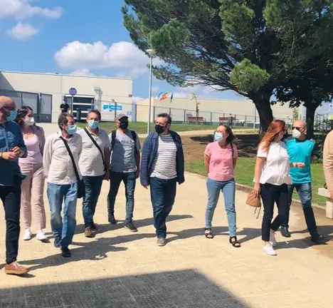 Representantes do BNG na mancomunidade nunha xuntanza